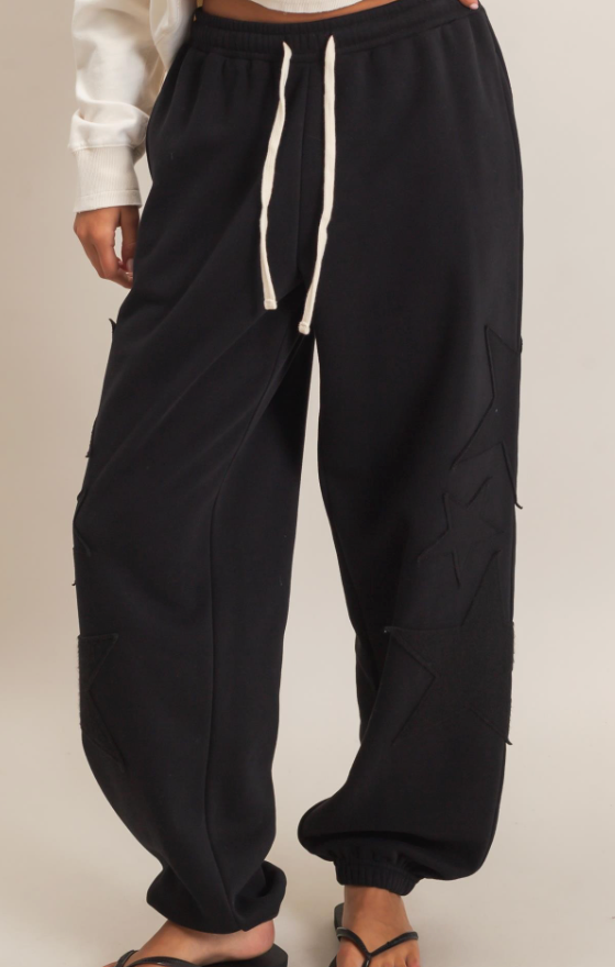 Star Patch Sweatpants
