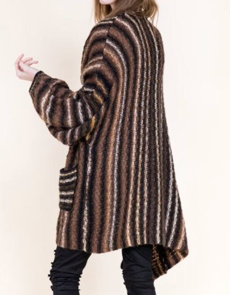 Striped Lounge Cardigan