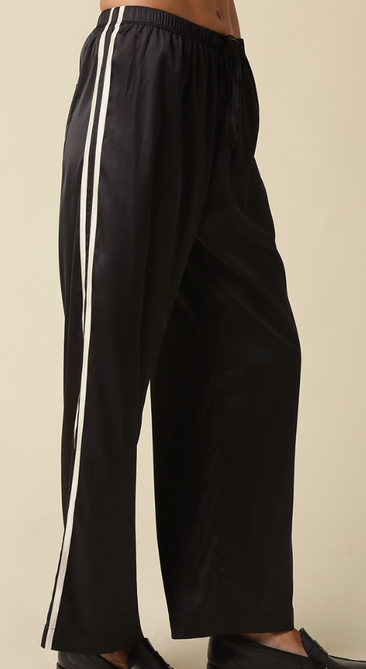 Satin Track Pants