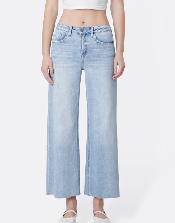 Vervet Light Wash Wide Leg C Jean