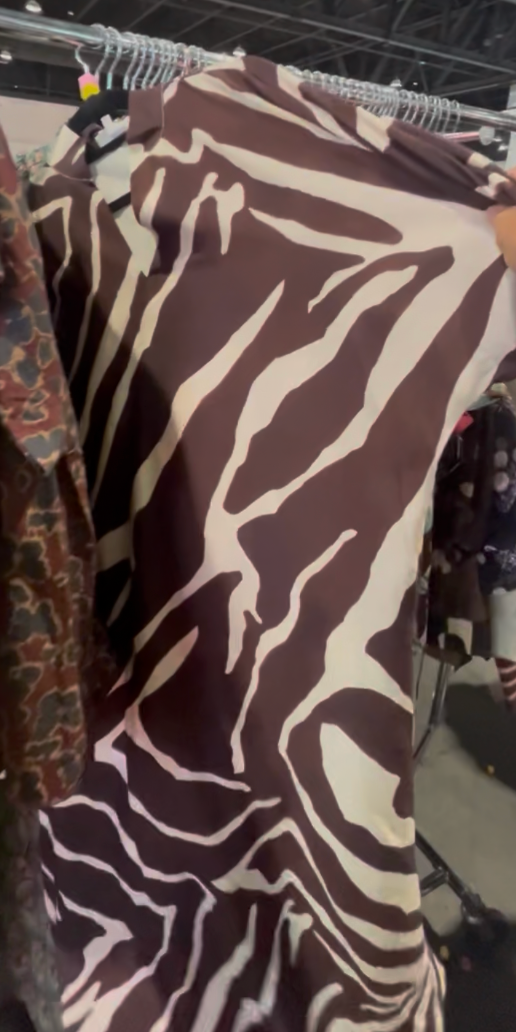 Zebra Print Dress