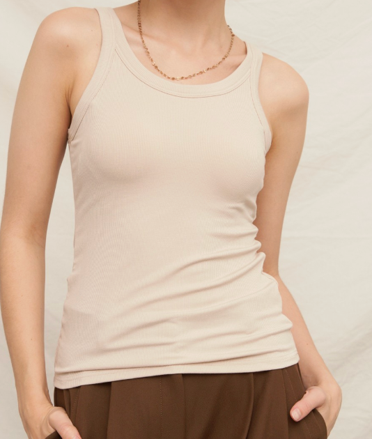 Tank Top with Built-In Bra